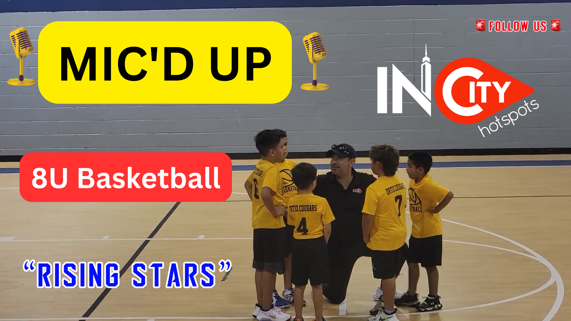 MIC'D UP | 8U Summer Basketball | Rising Stars - Youth Programs | InCity HotSpots